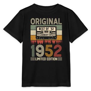 Born legends in 1952 - Stanley/Stella MINI CREATOR Kids’ T-Shirt - black - Front - Mikhail (115cm)