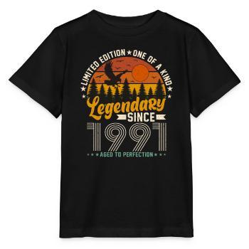 Timeless Elegance 1991 - Stanley/Stella MINI CREATOR Kids’ T-Shirt - black - Front - Mikhail (115cm)