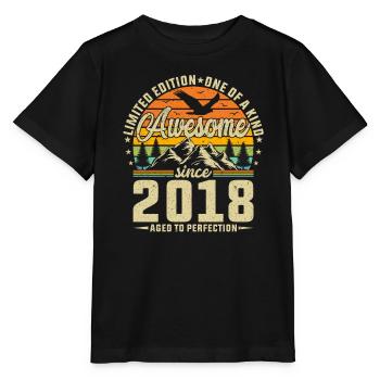 Creative 2018 Birthday Party Reminder - Stanley/Stella MINI CREATOR Kids’ T-Shirt - black - Front - Mikhail (115cm)