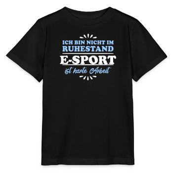 Retraite Retraité Retraité Esports - T-shirt bio MINI CREATOR Stanley/Stella Enfant - noir - Devant - Mikhail (115cm)