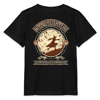 Gothic Hexen Geschenkidee okkulter - Stanley/Stella Kinder T-Shirt MINI CREATOR  - Schwarz - Vorne - Mikhail (115cm)