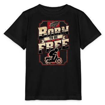 Moped Moped Scooter Moped Moped Driver tshirt - Stanley/Stella MINI CREATOR Kids’ T-Shirt - black - Front - Mikhail (115cm)