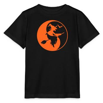 Sorcières d’Halloween Sorcière Gothique Occulte - T-shirt bio MINI CREATOR Stanley/Stella Enfant - noir - Devant - Mikhail (115cm)