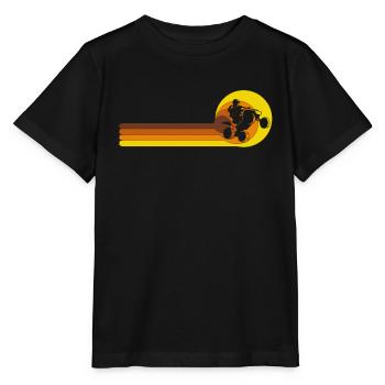 ATV Quad Bike Vehicles Offroad 70s - Stanley/Stella MINI CREATOR Kids’ T-Shirt - black - Front - Mikhail (115cm)