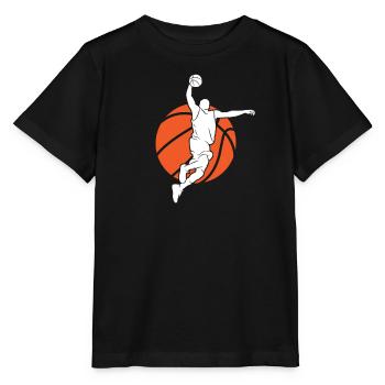 Joueurs de basket-ball Basketteurs Basket-ball - T-shirt bio MINI CREATOR Stanley/Stella Enfant - noir - Devant - Mikhail (115cm)