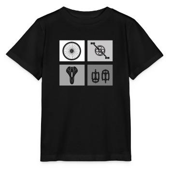 Bicycle Accessories Bicycle - Stanley/Stella MINI CREATOR Kids’ T-Shirt - black - Front - Mikhail (115cm)