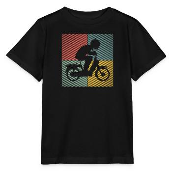 Moped moped scooter moped moped driver tshirt moped - Stanley/Stella MINI CREATOR Kids’ T-Shirt - black - Front - Mikhail (115cm)