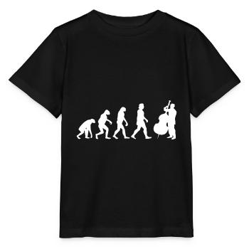 Kontrabass - Stanley/Stella Kinder T-Shirt MINI CREATOR  - Schwarz - Vorne - Mikhail (115cm)