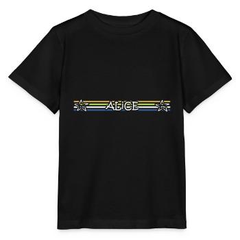 Cadeau pour Alice - T-shirt bio MINI CREATOR Stanley/Stella Enfant - noir - Devant - Mikhail (115cm)