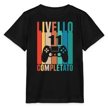 Level 11 - Stanley/Stella MINI CREATOR Kids’ T-Shirt - black - Front - Mikhail (115cm)
