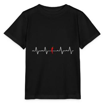 Chili Chili Pepper Chilies Spicy Food Cooking - Stanley/Stella MINI CREATOR Kids’ T-Shirt - black - Front - Mikhail (115cm)