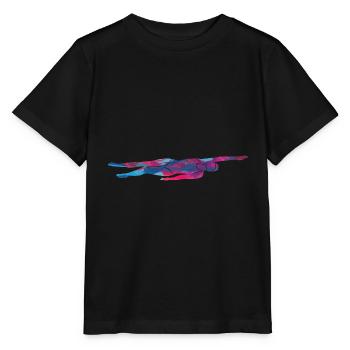 Swimming Swimmers Swimming pool Outdoor pool Swimmer - Stanley/Stella MINI CREATOR Kids’ T-Shirt - black - Front - Mikhail (115cm)