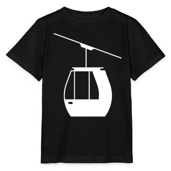 Aerial Tram Tramway Cable Car Cableway Gondola - Stanley/Stella MINI CREATOR Kids’ T-Shirt - black - Front - Mikhail (115cm)