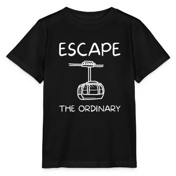 Aerial Tram Tramway Cable Car Cableway Gondola - Stanley/Stella MINI CREATOR Kids’ T-Shirt - black - Front - Mikhail (115cm)