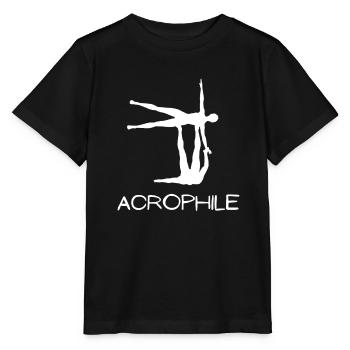 Acroyoga Manual Acro Yoga Yogi - Stanley/Stella Kinder T-Shirt MINI CREATOR  - Schwarz - Vorne - Mikhail (115cm)