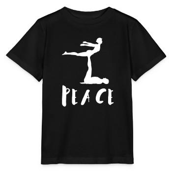 Acroyoga Manual Acro Yoga Yogi - Stanley/Stella Kinder T-Shirt MINI CREATOR  - Schwarz - Vorne - Mikhail (115cm)