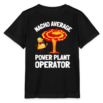 Thème génie nucléaire de la fission de l’uranium - T-shirt bio MINI CREATOR Stanley/Stella Enfant - noir - Devant - Mikhail (115cm)