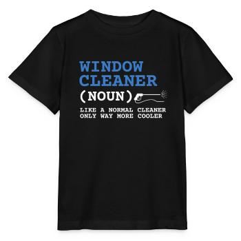 Window Cleaner Services Car Window Cleaning Window - Stanley/Stella MINI CREATOR Kids’ T-Shirt - black - Front - Mikhail (115cm)