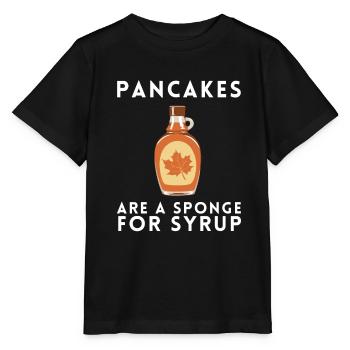 Sirop pour crêpes flipping Flapjack Petit déjeuner - T-shirt bio MINI CREATOR Stanley/Stella Enfant - noir - Devant - Mikhail (115cm)