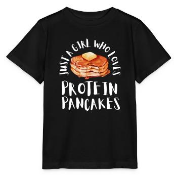 Syrup For Pancakes Flipping Flapjack Breakfast - Stanley/Stella MINI CREATOR Kids’ T-Shirt - black - Front - Mikhail (115cm)