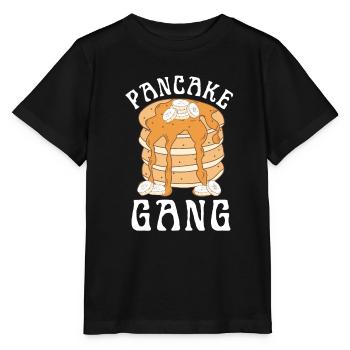 Syrup For Pancakes Flipping Flapjack Breakfast - Stanley/Stella MINI CREATOR Kids’ T-Shirt - black - Front - Mikhail (115cm)