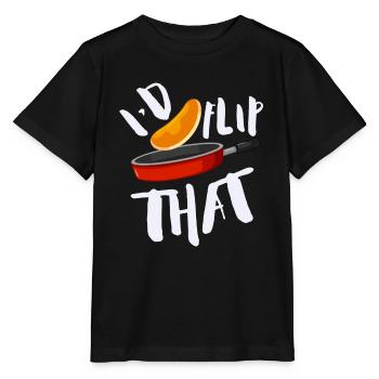 Syrup For Pancakes Flipping Flapjack Breakfast - Stanley/Stella MINI CREATOR Kids’ T-Shirt - black - Front - Mikhail (115cm)