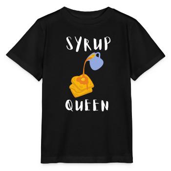 Syrup For Pancakes Flipping Flapjack Breakfast - Stanley/Stella MINI CREATOR Kids’ T-Shirt - black - Front - Mikhail (115cm)