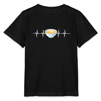 Grains de céréales Kasha Upma Riz et semoule de maïs du matin - T-shirt bio MINI CREATOR Stanley/Stella Enfant - noir - Devant - Mikhail (115cm)