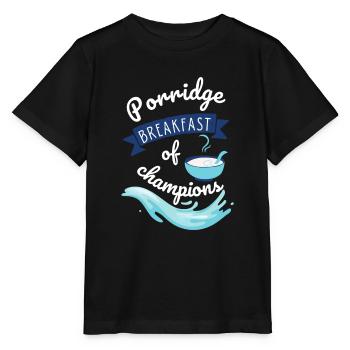 Grains de céréales Kasha Upma Riz et semoule de maïs du matin - T-shirt bio MINI CREATOR Stanley/Stella Enfant - noir - Devant - Mikhail (115cm)