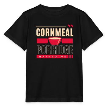 Grains de céréales Kasha Upma Riz et semoule de maïs du matin - T-shirt bio MINI CREATOR Stanley/Stella Enfant - noir - Devant - Mikhail (115cm)