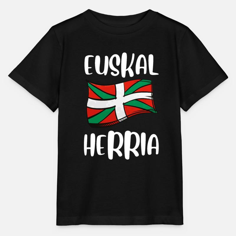 Euskal Presoak Euskal Herria Pays Basque - T-shirt bio MINI CREATOR Stanley/Stella Enfant - noir
