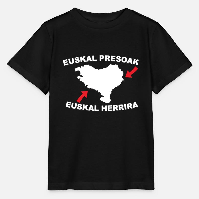 Euskal Presoak Euskal Herria Pays Basque - T-shirt bio MINI CREATOR Stanley/Stella Enfant - noir