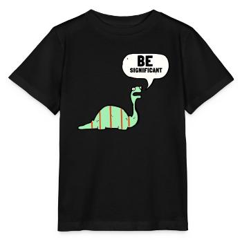 Data Scientist statisticien de la distribution normale - T-shirt bio MINI CREATOR Stanley/Stella Enfant - noir - Devant - Mikhail (115cm)