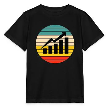 Data Scientist statisticien de la distribution normale - T-shirt bio MINI CREATOR Stanley/Stella Enfant - noir - Devant - Mikhail (115cm)