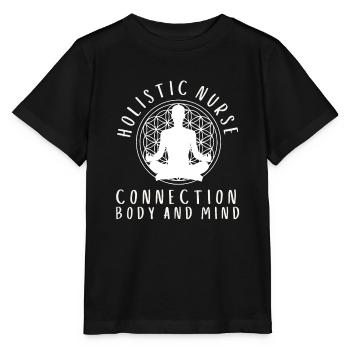 Homéopathie Médecine alternative, Soins infirmiers holistiques - T-shirt bio MINI CREATOR Stanley/Stella Enfant - noir - Devant - Mikhail (115cm)