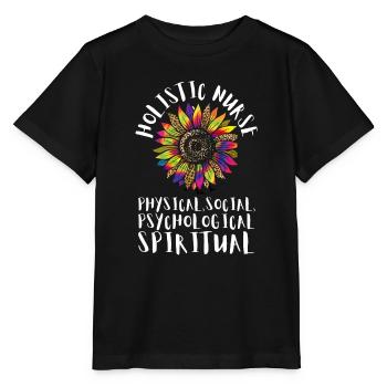 Homéopathie Médecine alternative, Soins infirmiers holistiques - T-shirt bio MINI CREATOR Stanley/Stella Enfant - noir - Devant - Mikhail (115cm)
