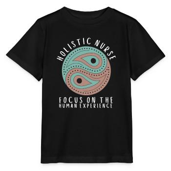 Homéopathie Médecine alternative, Soins infirmiers holistiques - T-shirt bio MINI CREATOR Stanley/Stella Enfant - noir - Devant - Mikhail (115cm)