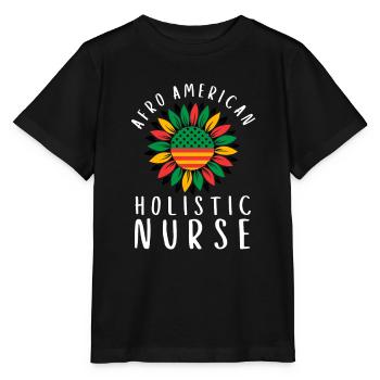 Homéopathie Médecine alternative, Soins infirmiers holistiques - T-shirt bio MINI CREATOR Stanley/Stella Enfant - noir - Devant - Mikhail (115cm)