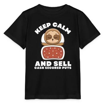 Options Trading Cash Secured Puts Future Forex - Stanley/Stella Kinder T-Shirt MINI CREATOR  - Schwarz - Vorne - Mikhail (115cm)