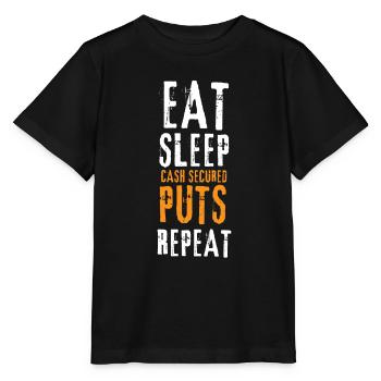 Options Trading Cash Secured Puts Future Forex - Stanley/Stella Kinder T-Shirt MINI CREATOR  - Schwarz - Vorne - Mikhail (115cm)