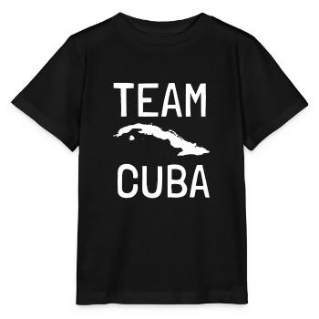 Latino Cuban Cuba Baseball - Stanley/Stella Kinder T-Shirt MINI CREATOR  - Schwarz - Vorne - Mikhail (115cm)