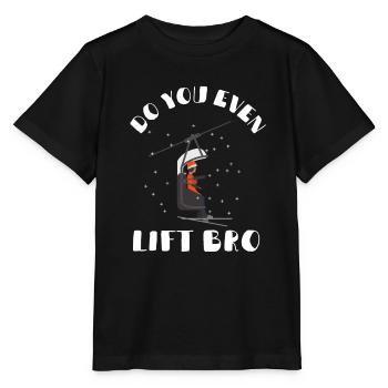 Soulevez-vous même Bro Ski - T-shirt bio MINI CREATOR Stanley/Stella Enfant - noir - Devant - Mikhail (115cm)