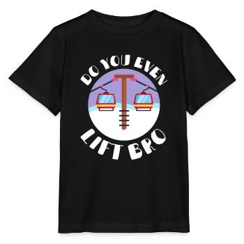 Soulevez-vous même Bro Ski - T-shirt bio MINI CREATOR Stanley/Stella Enfant - noir - Devant - Mikhail (115cm)
