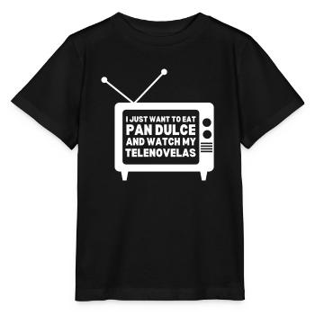 Telenovela Columbianas, émissions hispaniques et feuilletons - T-shirt bio MINI CREATOR Stanley/Stella Enfant - noir - Devant - Mikhail (115cm)