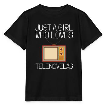 Telenovela Columbianas, émissions hispaniques et feuilletons - T-shirt bio MINI CREATOR Stanley/Stella Enfant - noir - Devant - Mikhail (115cm)