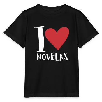 Telenovela Columbianas, émissions hispaniques et feuilletons - T-shirt bio MINI CREATOR Stanley/Stella Enfant - noir - Devant - Mikhail (115cm)