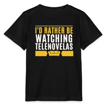 Telenovela Columbianas, émissions hispaniques et feuilletons - T-shirt bio MINI CREATOR Stanley/Stella Enfant - noir - Devant - Mikhail (115cm)
