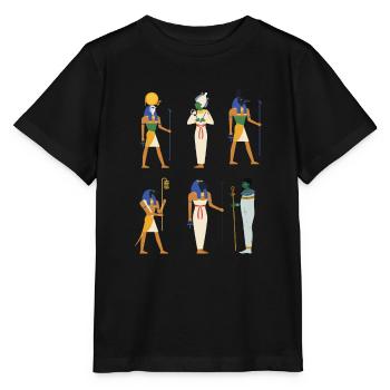 Hieroglyphics Egyptologist, Ancient Egyptian - Stanley/Stella MINI CREATOR Kids’ T-Shirt - black - Front - Mikhail (115cm)