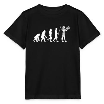 Hiéroglyphes égyptologue, Égypte ancienne - T-shirt bio MINI CREATOR Stanley/Stella Enfant - noir - Devant - Mikhail (115cm)