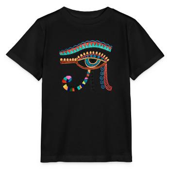 Hieroglyphics Egyptologist, Ancient Egyptian - Stanley/Stella MINI CREATOR Kids’ T-Shirt - black - Front - Mikhail (115cm)